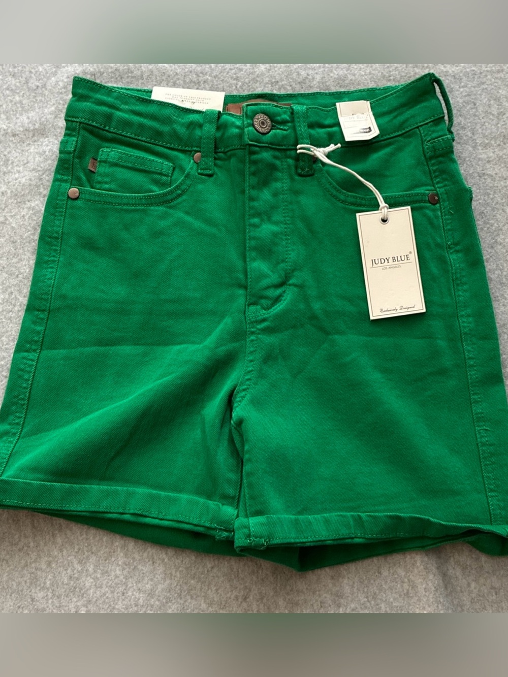 Judy Blue High Waist Kelly Green Shorts NWT Small